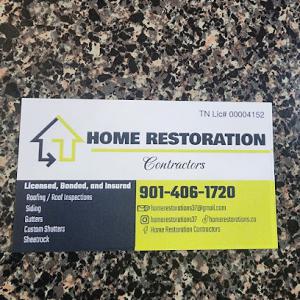Home Restoration Contractors