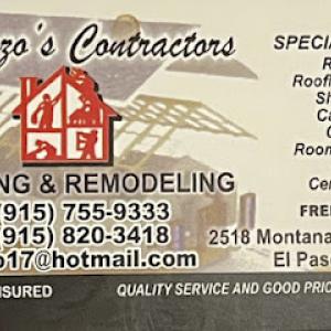 Lorenzo's Contractor Roofing & Remodeling
