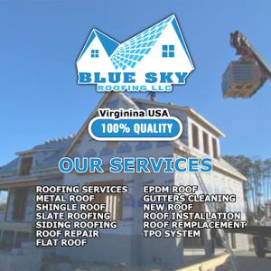 Blue sky roofing