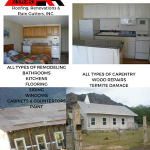 All Aces Roofing, Renovations & Raingutters