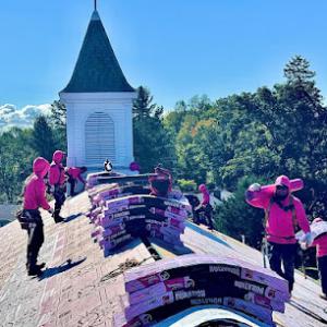 Pink Roofing