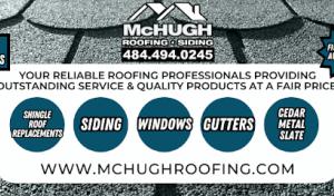 McHUGH ROOFING &bull; SIDING