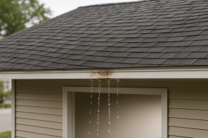 Active Water Dripping from Ceiling