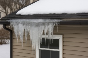 Ice Dams on Roof