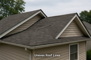Uneven Roof Lines