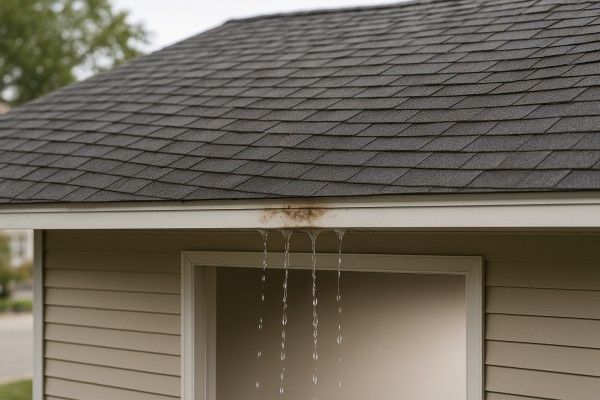 Active Water Dripping from Ceiling