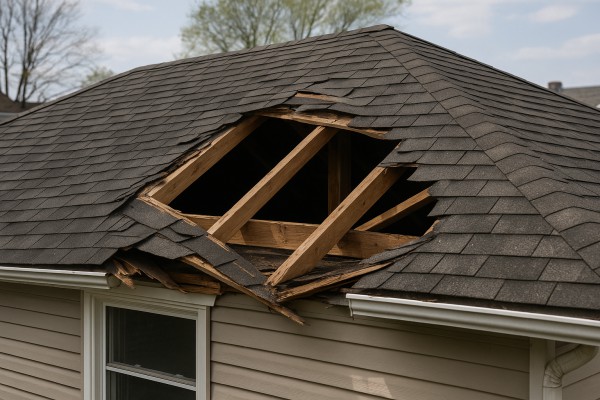 Roof Framing Damage
